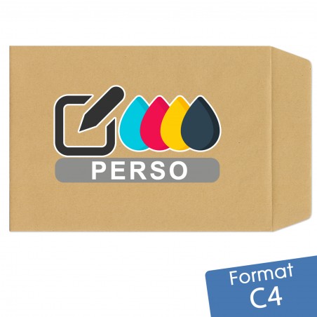 Enveloppe à dos carton C4 format 229x324mm