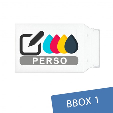 Enveloppe carton B-Box1 BLANC 176x250mm