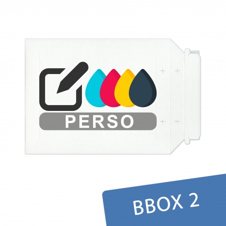 Enveloppe carton B-Box2 BLANC 215x270mm