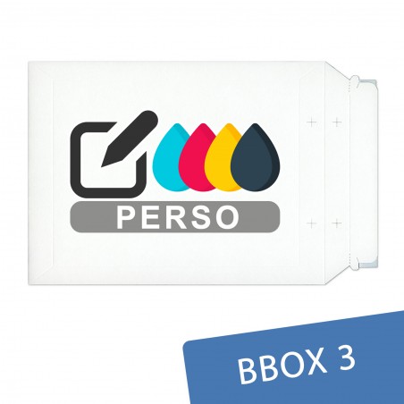 Enveloppe carton B-Box3 BLANC 238x316mm