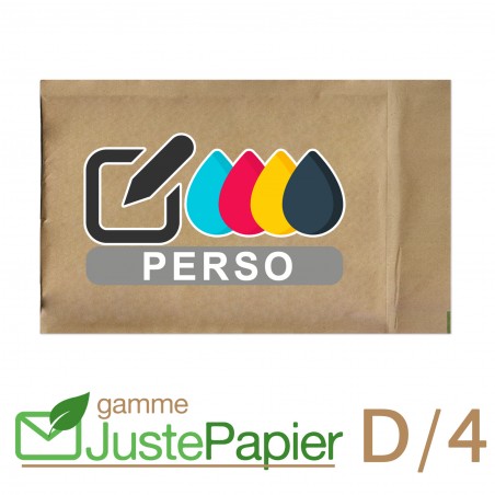 Enveloppes matelassées JUSTEPAPIER D/4 format 170x270mm