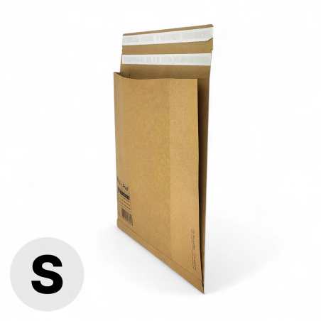 Sac kraft E-commerce taille S - 30x37cm + soufflet 8cm