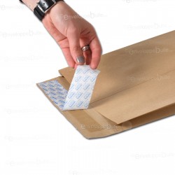 Enveloppes kraft à soufflets C4 