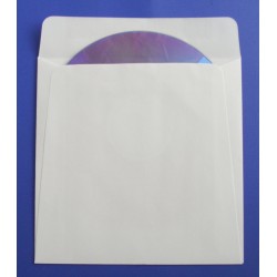 Enveloppes blanches CD/DVD