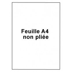 Enveloppes blanches C4 auto-adhésives