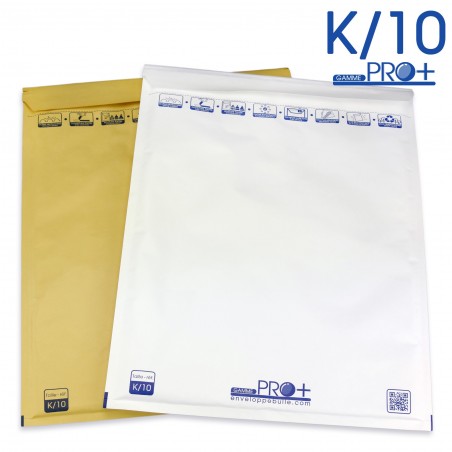 Enveloppes à bulles PRO+ K/10 format 345x470 mm