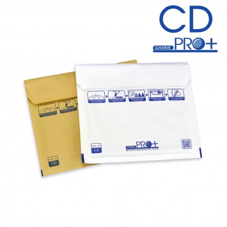Enveloppes à bulles PRO+ CD format 180x165 mm