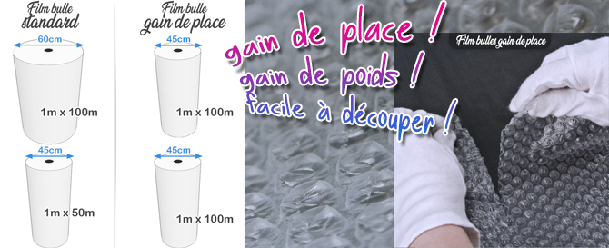 Film bulle gain de place>
    </div>
<div id=